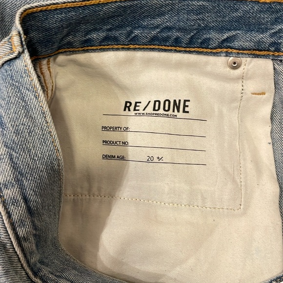 RE/DONE Mid-Rise Midi Denim Skirt 🩵 Size 26 | Color: Vintage Flow - Picture 8 of 10